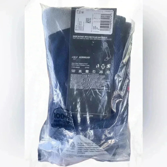 New Adidas Milano 23  tenablue football soccer socks XL - Picture 2 of 3